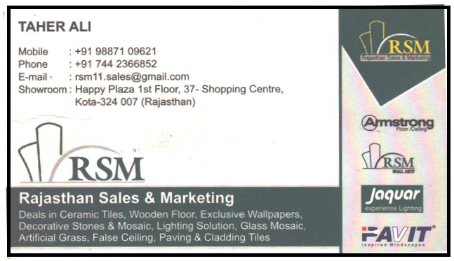 RAJASTHAN SALES AGENCY